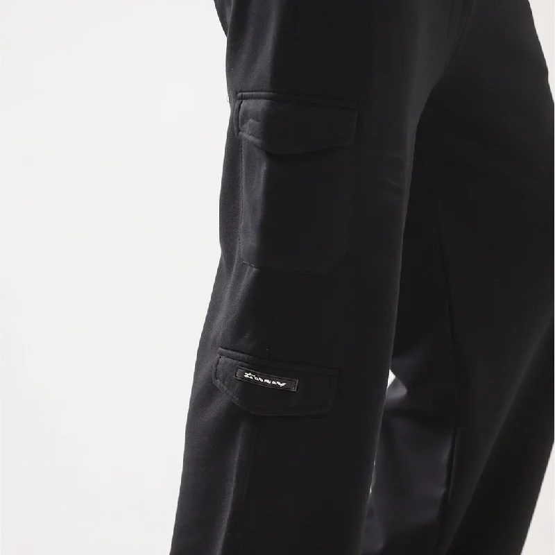 Black Wide Leg Cargo Unisex Trouser