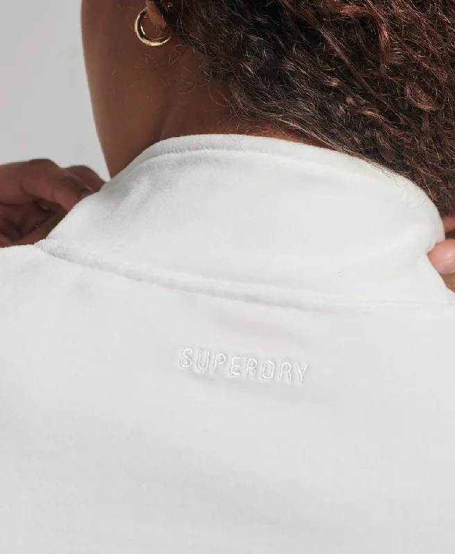 Code Velour Henley | Off White