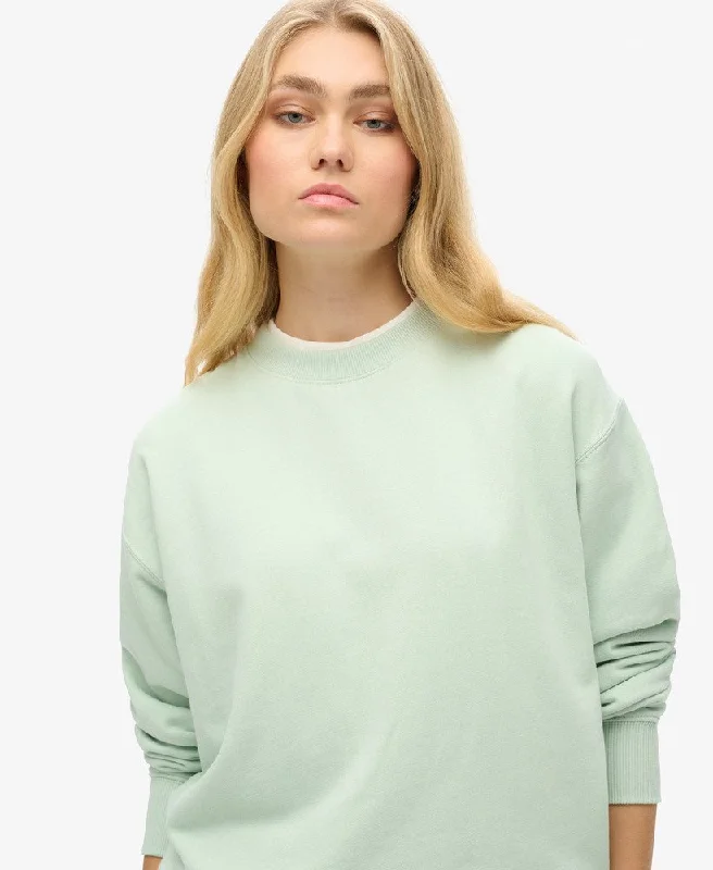 Essential Logo Relaxed Fit Sweatshirt | Surf Spray Green