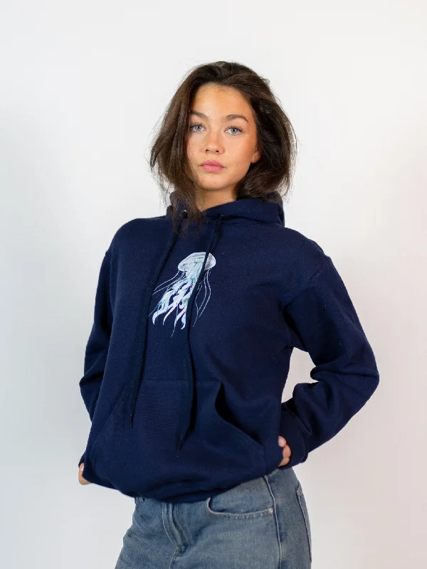 JELLYFISH HOODIE - NAVY