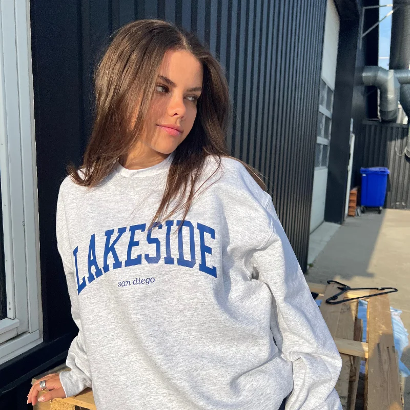 LAKESIDE SWEATSHIRT - GRÅ