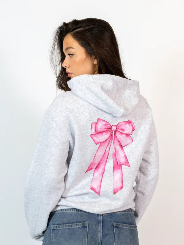 MEGA DOLLED UP (PINK) HOODIE (rygprint) - GRÅ