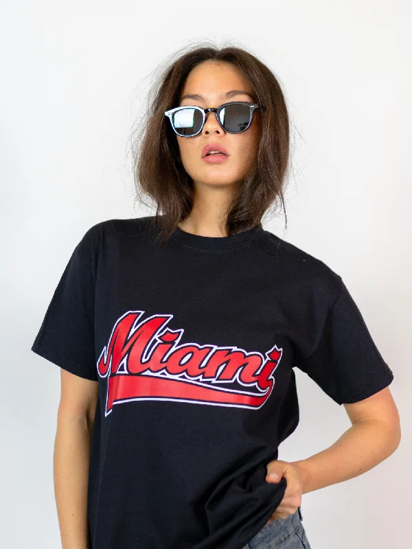 MIAMI SPORT TEE - SORT