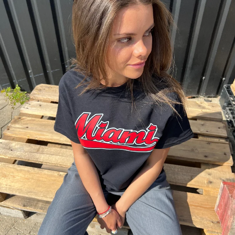 MIAMI SPORT TEE - SORT