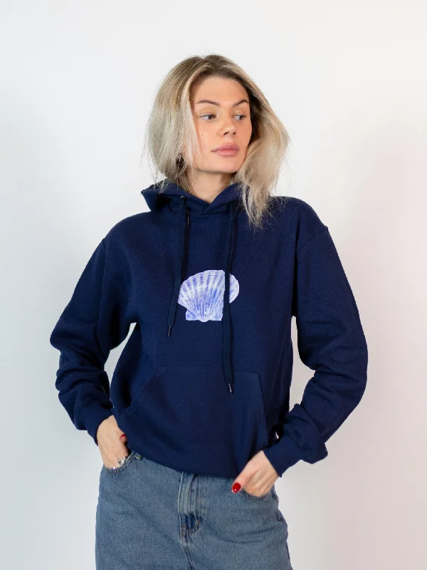 SHELLY (blå) HOODIE - NAVY