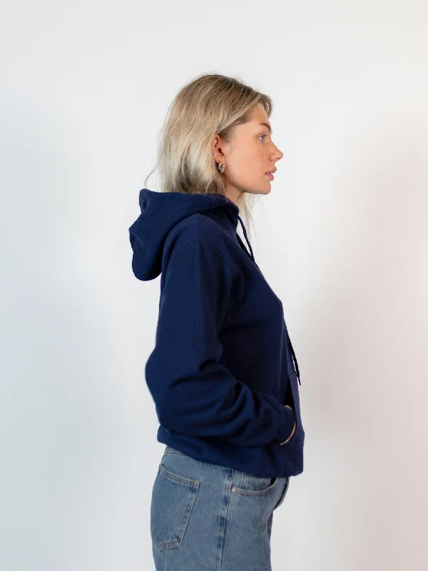 SHELLY (blå) HOODIE - NAVY