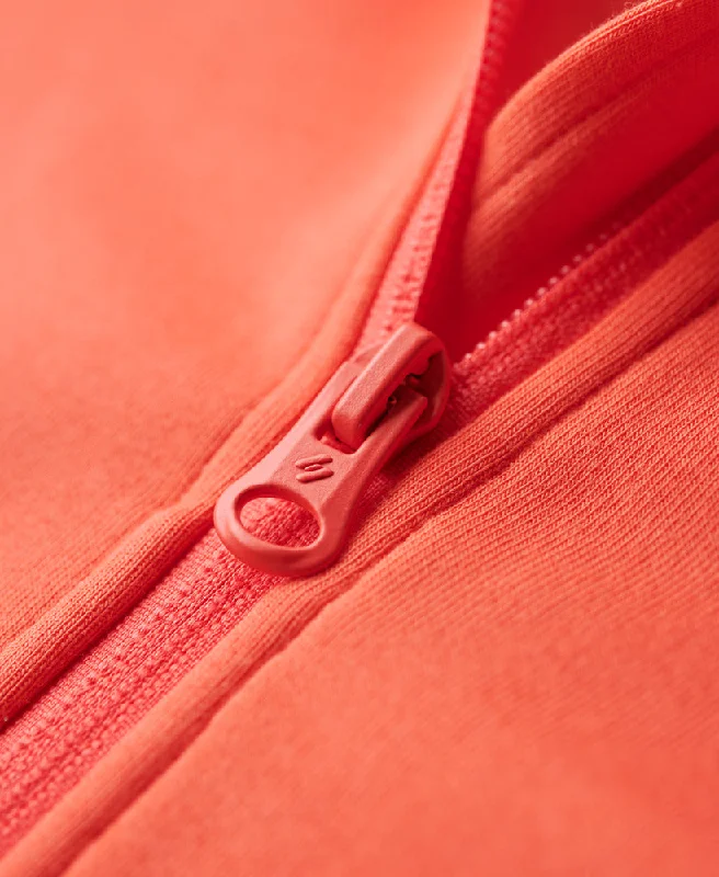 Sport Tech Relaxed Ziphood | Hot Coral