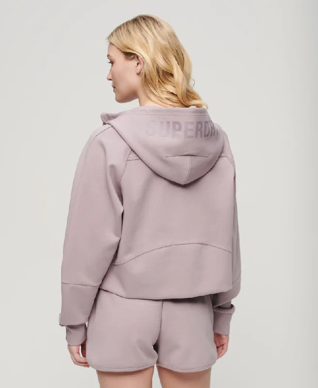 Sport Tech Relaxed Ziphood | Quail Purple