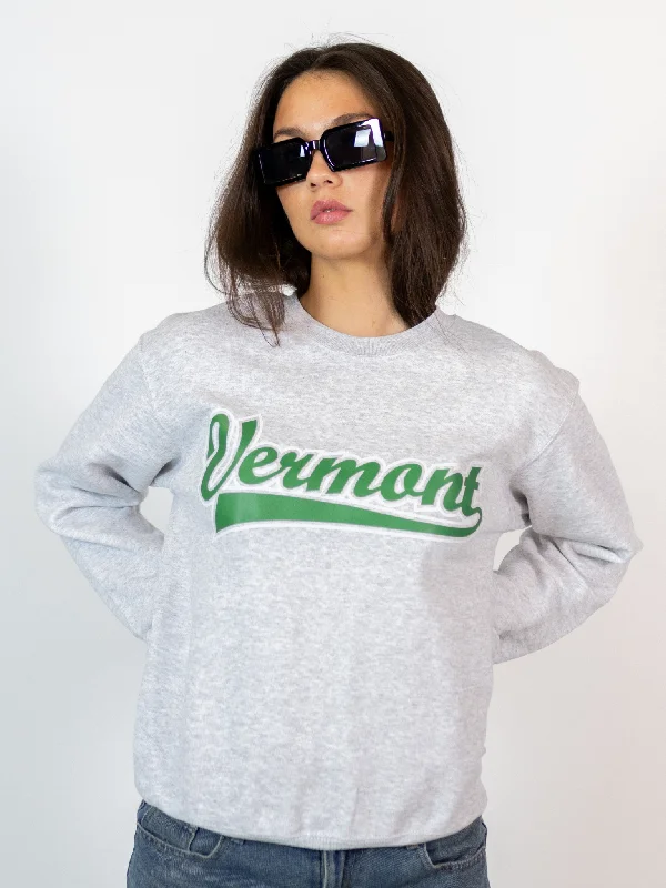 VERMONT SPORT (GRØN) SWEAT  - GRÅ