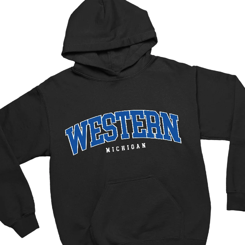 WESTERN MICHIGAN HOODIE - SORT