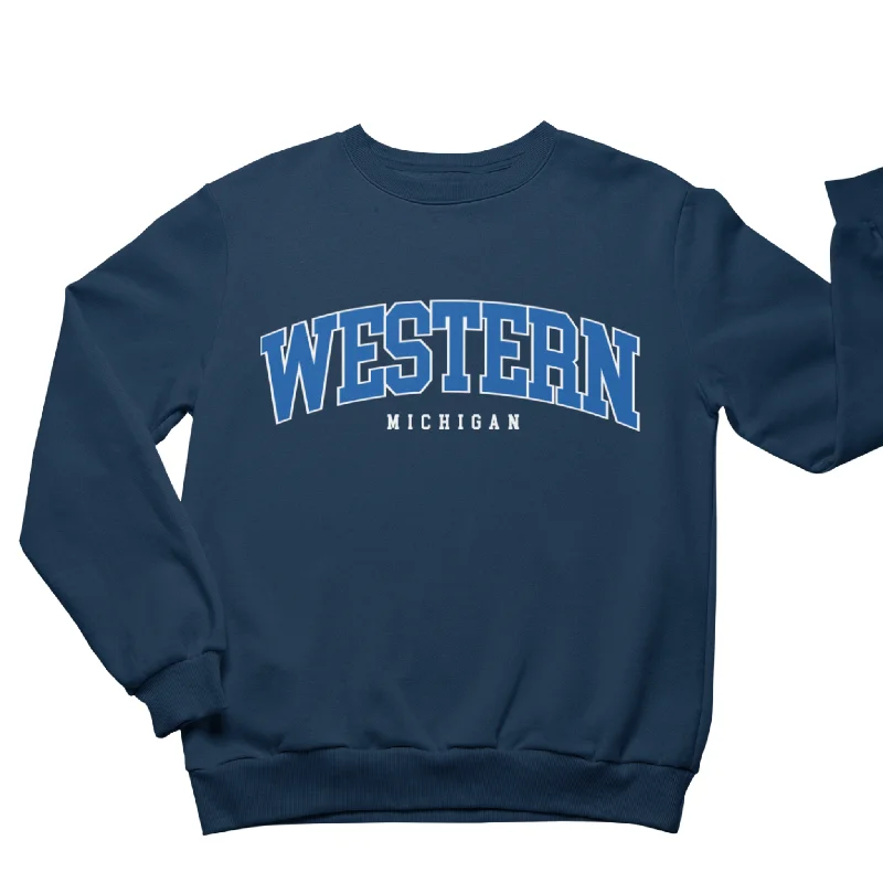 WESTERN MICHIGAN SWEAT - NAVY