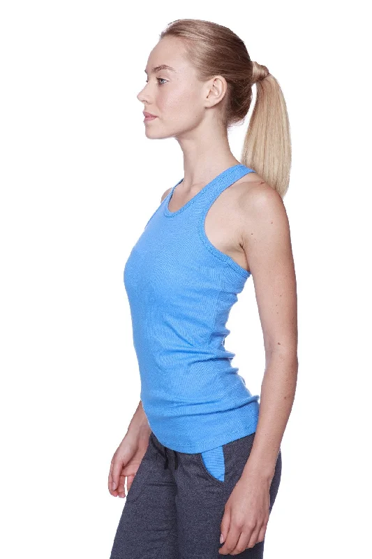 Women's All-American Racerback Tank Top (Ice Blue)