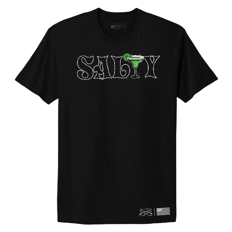 Women's Salty Boyfriend Fit T-Shirt - Black