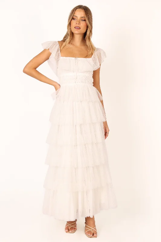 Belle Maxi Dress - Off White