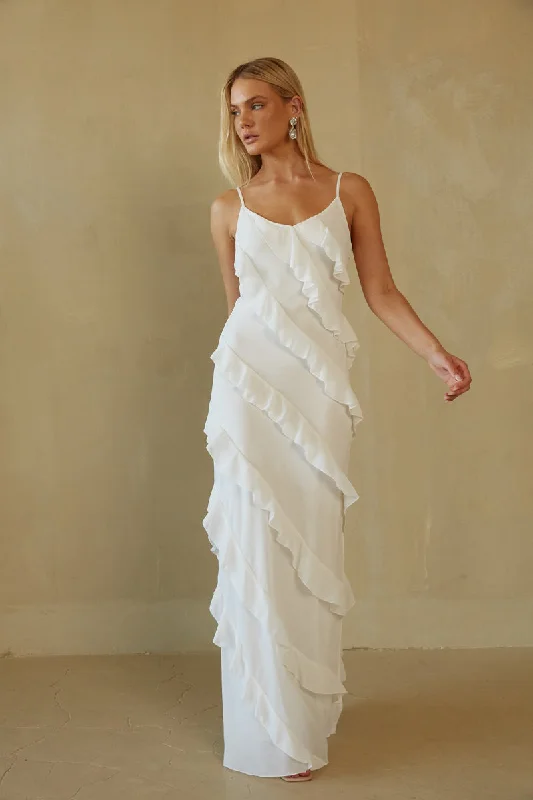 Elizabeth Tiered Ruffle Maxi Dress