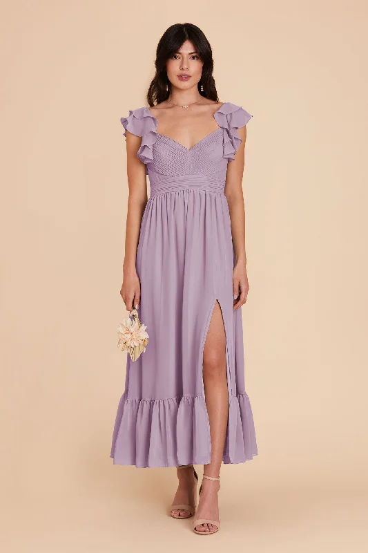 Michelle Chiffon Dress - Lavender