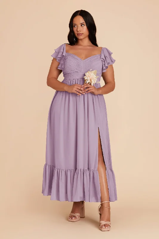 Michelle Chiffon Dress - Lavender