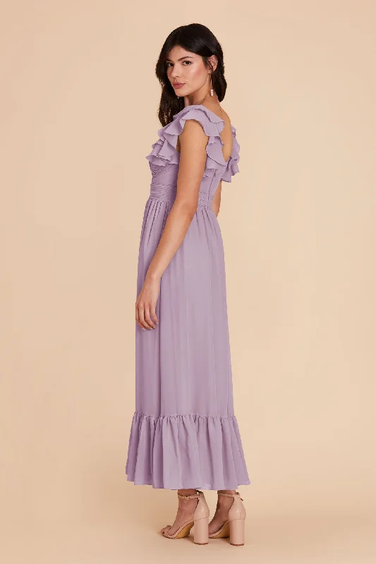 Michelle Chiffon Dress - Lavender