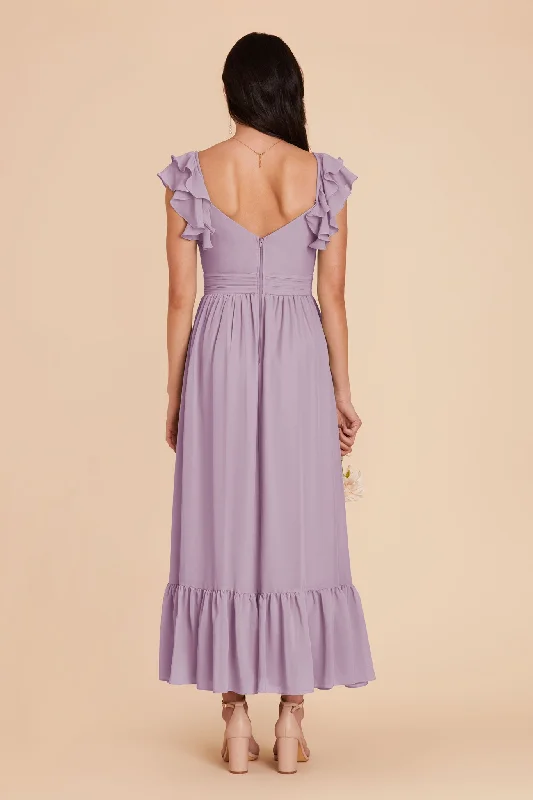 Michelle Chiffon Dress - Lavender