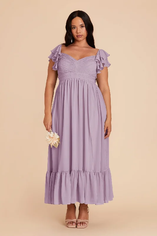 Michelle Chiffon Dress - Lavender