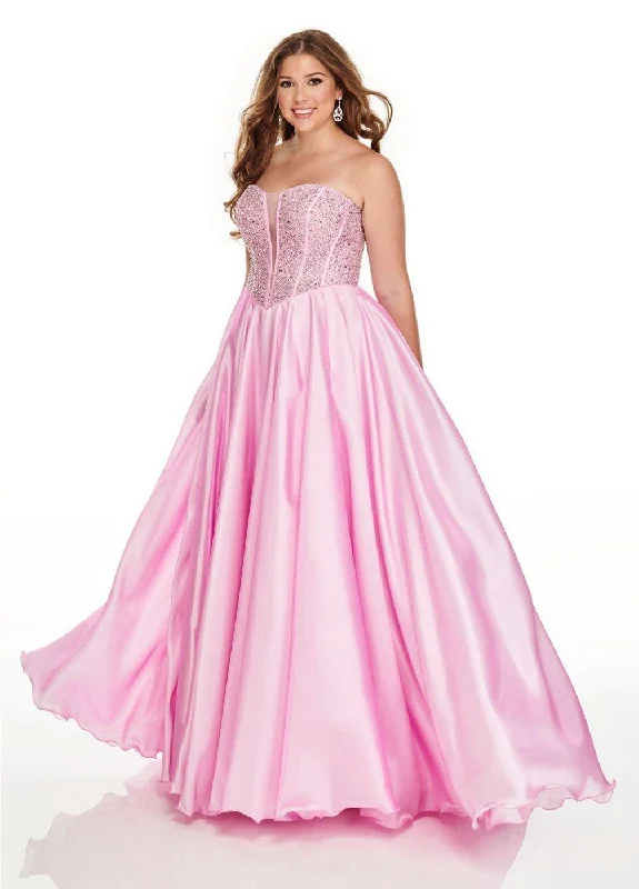 Rachel Allan Prom Long Plus Size Dress Ball Gown