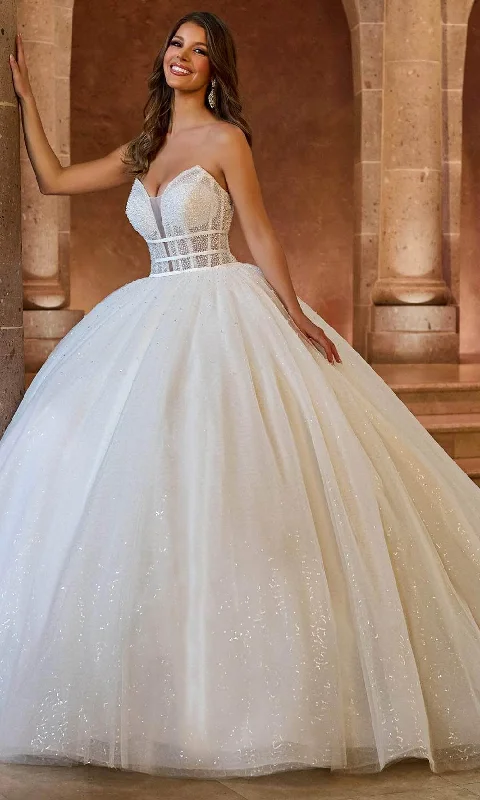 Rachel Allan RB6141 - Sequin Strapless Ballgown