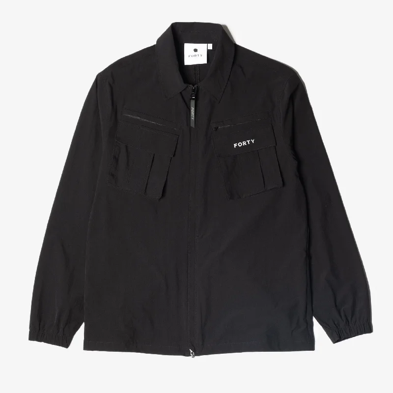 Arran Tech Overshirt (Black)