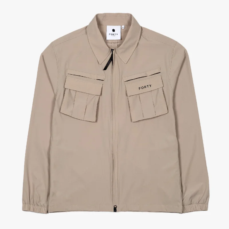 Arran Tech Overshirt (Stone)