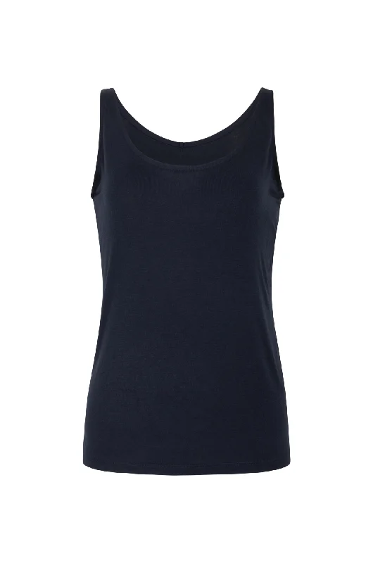 Basic Cami with 2 neck options | Navy | 7533WW