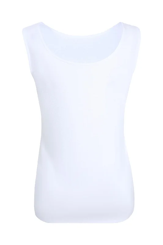 Basic Tank with 2 neck options | White | 7539WW