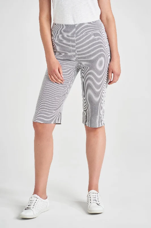 Bengajean® Short Seersucker - Black Stripe