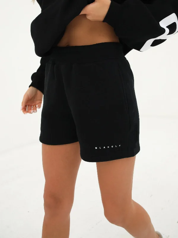 Isabel Jogger Shorts - Black