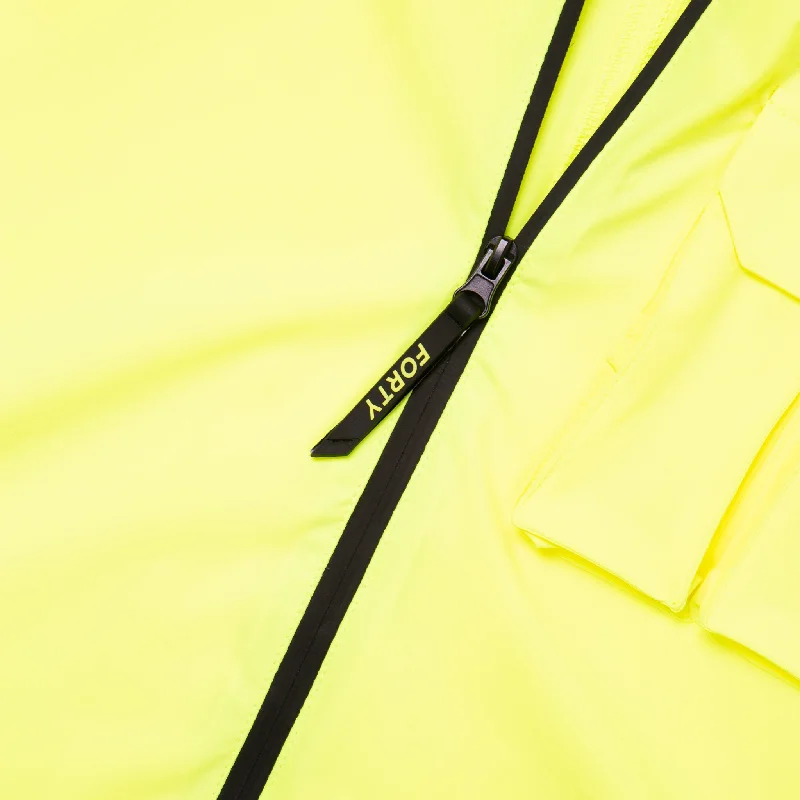 Callan Hooded Tech Overshirt (Neon Yellow)