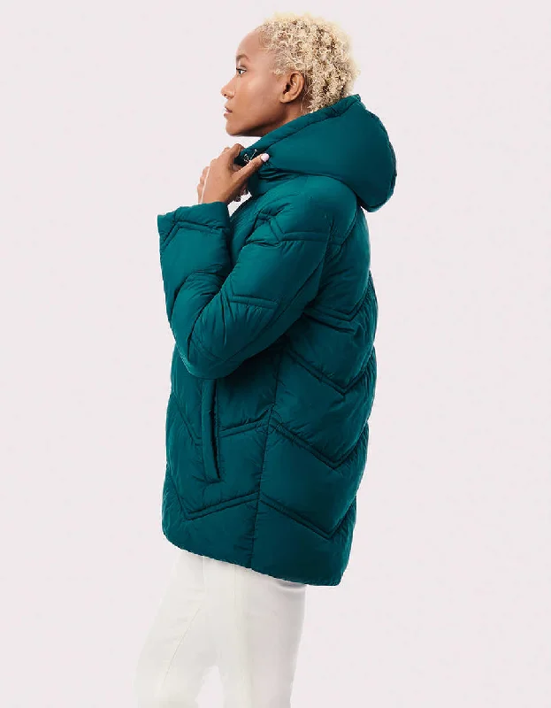 Classic Chevron Puffer Jacket