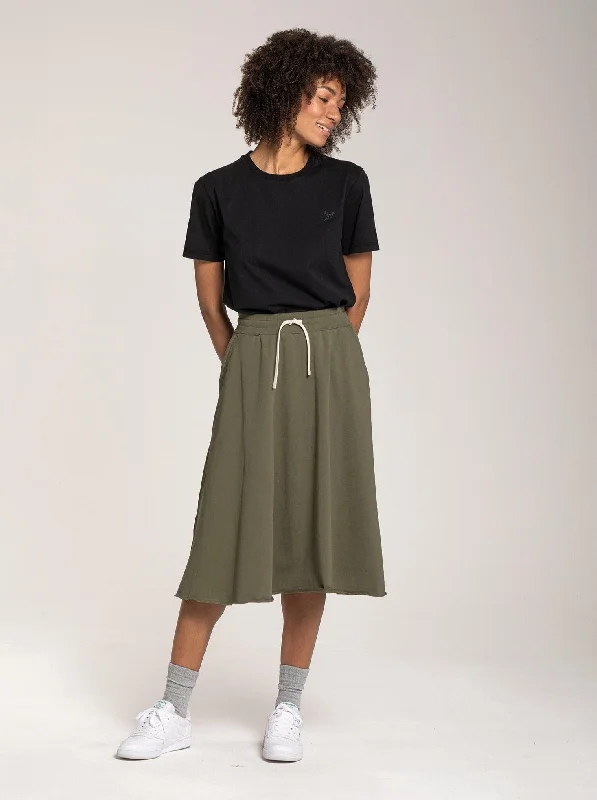 Terry Skirt - Olive