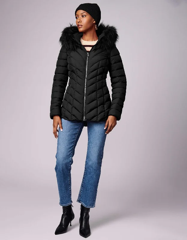 Denali Versatile Vegan Fur Puffer Jacket