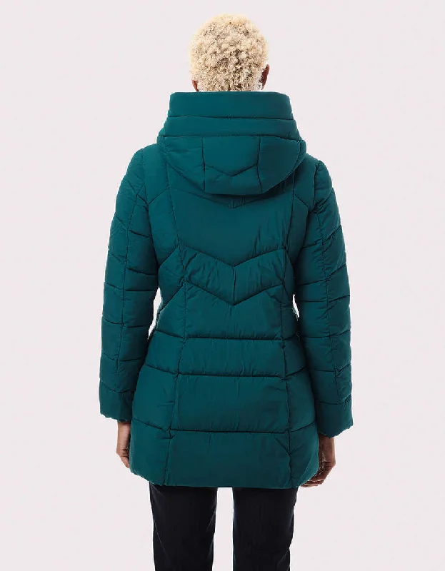 Fab Funnel Quilted Puffer Jacket