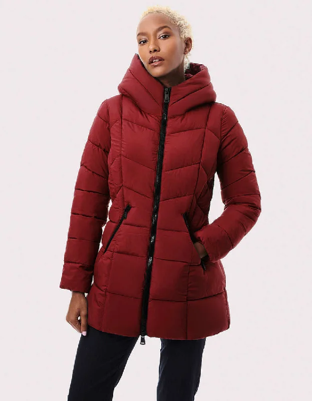 Fab Funnel Quilted Puffer Jacket