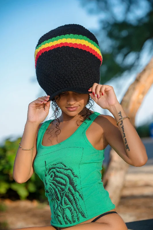 Classic Hand-Drawn Rasta Lion Tank Top