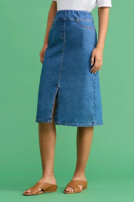 Denim Skirt - Light Denim