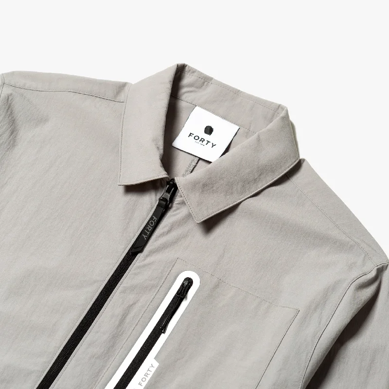 Mirra Tech Overshirt (Silver Grey)