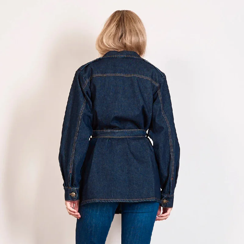 Samarian Denim Jacket (Dark Blue)