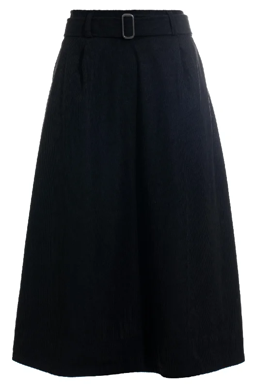 Poly Stretch Cord Skirt | Black | 6201ZZ