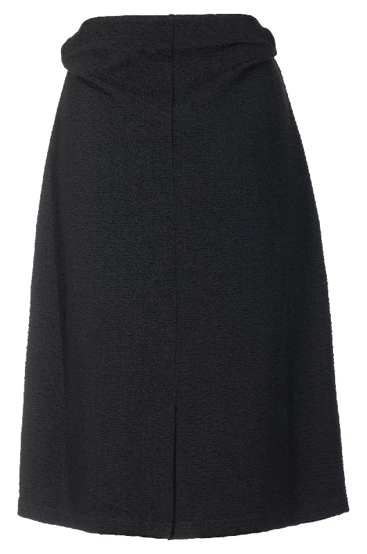 Textured pull on Skirt | Black | 7881ZZ