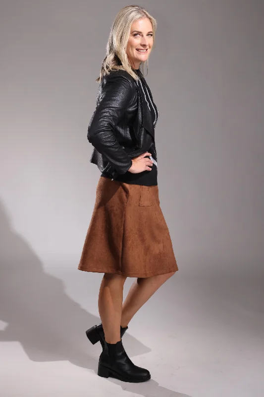 Suede Look Skirt | COCOA | 4053ZZ