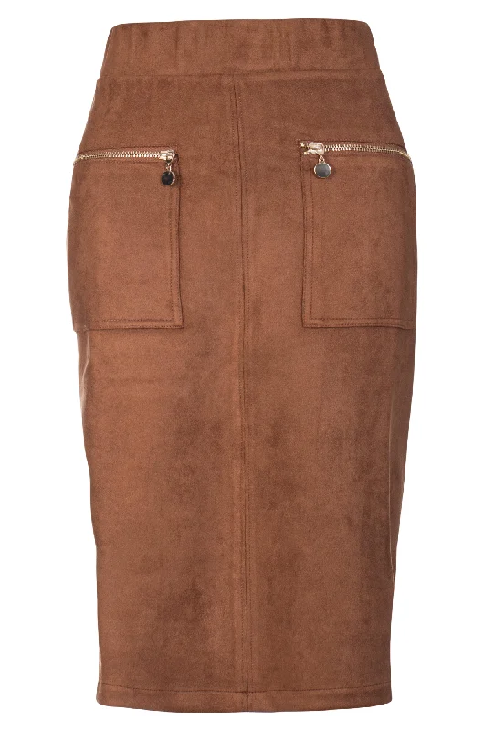 Suede Look Skirt | COCOA | 4053ZZ