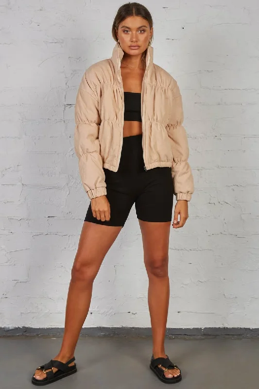 Sundays The Label WOMENS Kain Bomber Jacket Sand