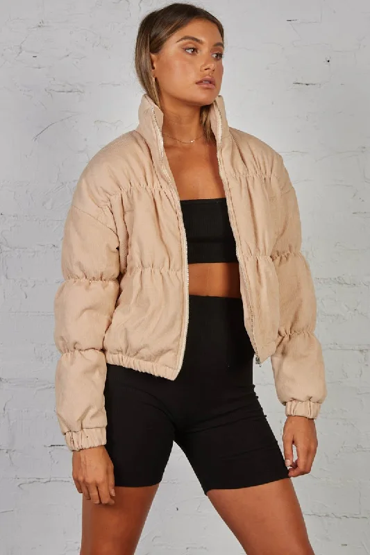 Sundays The Label WOMENS Kain Bomber Jacket Sand