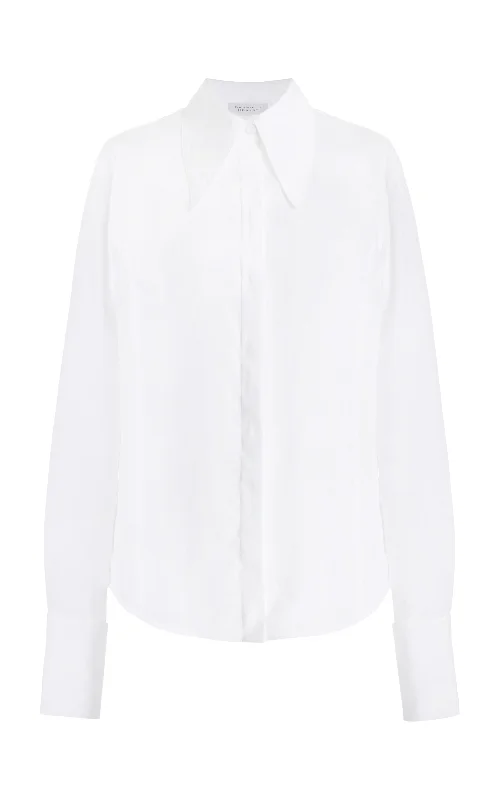 Albruna Shirt in White Aloe Linen