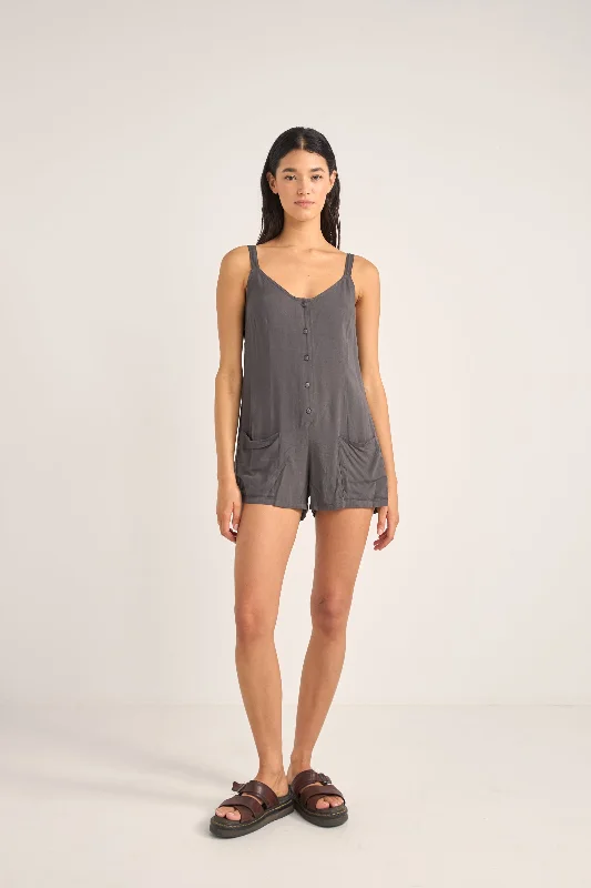 Jayda Playsuit Charcoal